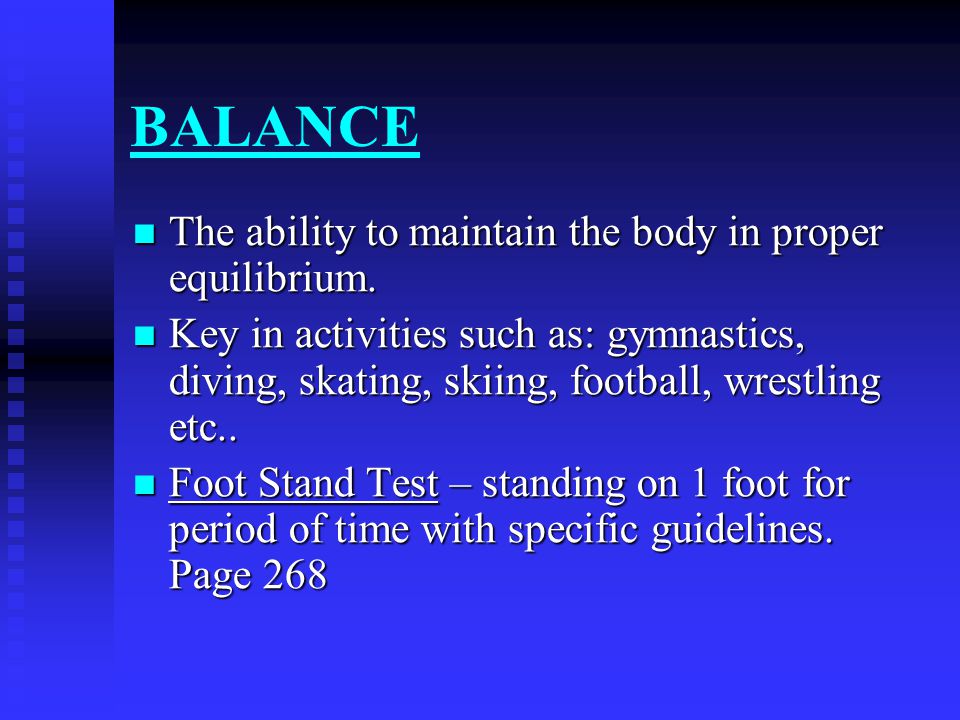 Meaning of balance in physical education hotsell
